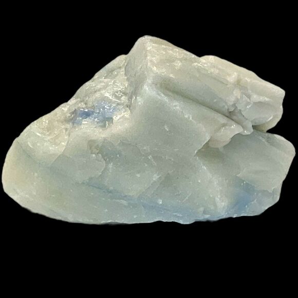 Satin Blue Opalescent Art Glass Cullet Slag Glass #5XL38 - Picture 3 of 7